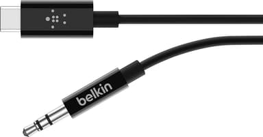 Belkin USB-C till 3,5 mm ljudkabel, 1,8 m F7U079bt06-BLK