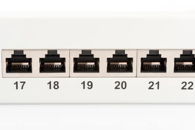 Digitus Patch Panel DN-91624S Vit, 48,2 x 4,4 x 10,9 cm, Kategori: CAT