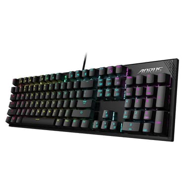Gigabyte AORUS K1, mekanisk, RGB LED -ljus, engelska, svart, trådbunde