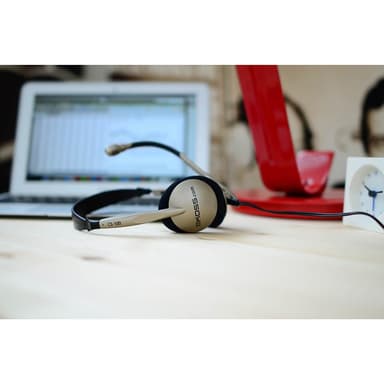 KOSS Headset CS100 On-Ear USB Guld/Svart