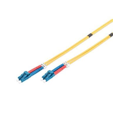 Digitus FO patchkabel, duplex, LC till LC SM OS2 09/125 µ, 2 m