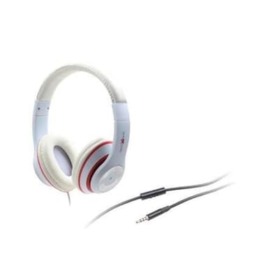 Gembird MHS-LAX-W Stereo headset "Los Angeles" 3,5 mm (1/8 tum), Pannb