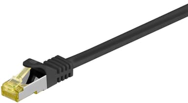 Goobay RJ45 patchkabel S/FTP (PiMF), 500 MHz, med CAT 7 råkabel, svart