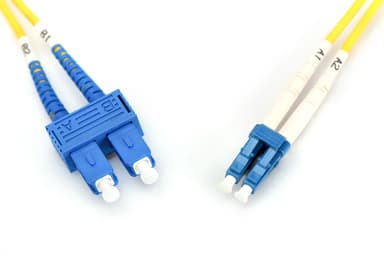 Digitus Patch Cord FO, Duplex, LC till SC SM OS2 09/125 µ, 1 m
