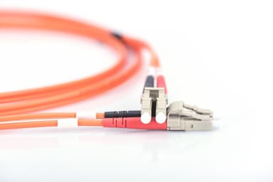 Digitus Patch Cord FO, duplex, LC till LC MM OM2 50/125 µ, 1 m