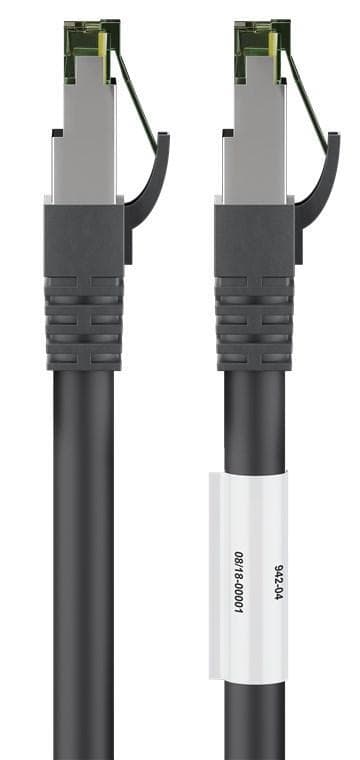 Patchkabel CAT 8.1, S/FTP (PiMF), svart
