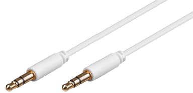 Goobay 3,5 mm jackanslutningskabel, Guldpläterad