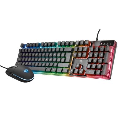 GXT 838 Azor RGB Gaming kit Nordisk layout