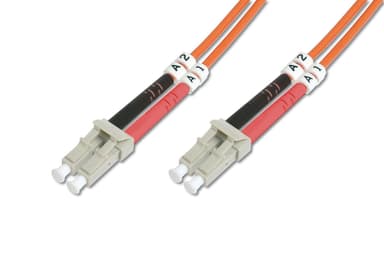 Digitus Patch Cord FO, duplex, LC till LC MM OM2 50/125 µ, 1 m