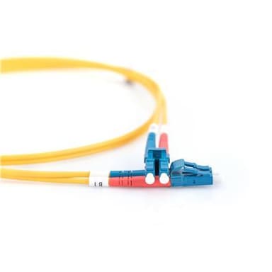 Digitus FO patchkabel, duplex, LC till LC SM OS2 09/125 µ, 2 m