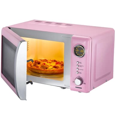 Mikrovågsugn 20l Elektronisk 700W Rosa