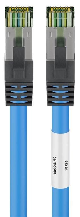 Goobay RJ45 (CAT 6A, 500 MHz) patchkabel med CAT 8.1 S/FTP rå kabel, b
