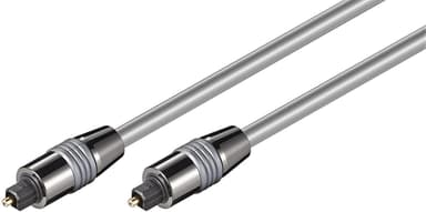 Goobay Toslink-kabel 6 mm med metallpluggar