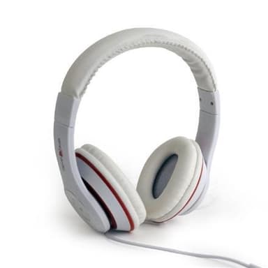 Gembird MHS-LAX-W Stereo headset "Los Angeles" 3,5 mm (1/8 tum), Pannb