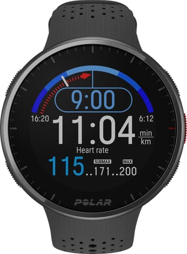 Polar Pacer Pro sportklocka S/L (grå/svart)