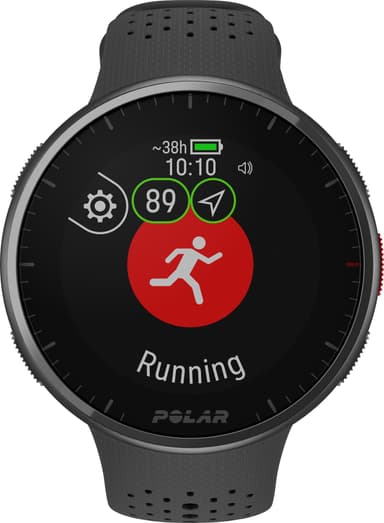 Polar Pacer Pro sportklocka S/L (grå/svart)
