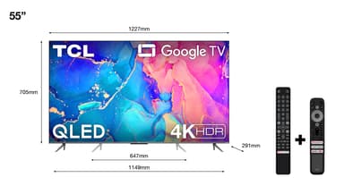 TCL 55" QLED760 4K QLED Smart TV (2022)
