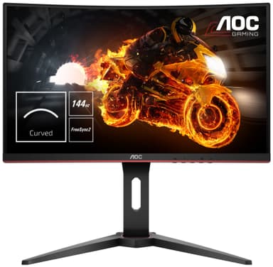 AOC C24G1 24" välvd gamingskärm (svart)