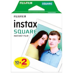 Fujifilm Instax Square fotopapper - vit ram (20 st)