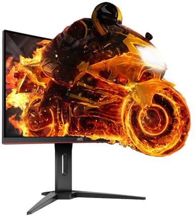 AOC C24G1 24" välvd gamingskärm (svart)