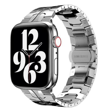 Iron Man Rostfritt Armband Apple Watch 5 (40mm) - Silver