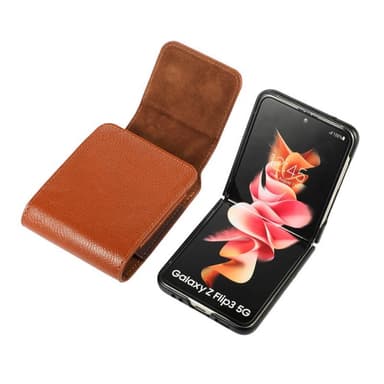 Bältesväska Samsung Galaxy Z Flip 3 5G - Brun
