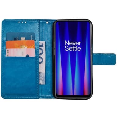 Mobilplånbok 3-kort OnePlus Nord CE 2 5G - Ljusblå