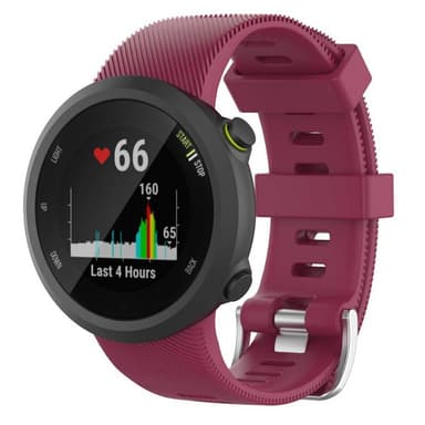 Sport Armband Silikon Garmin Forerunner 45 Plus - Vinröd
