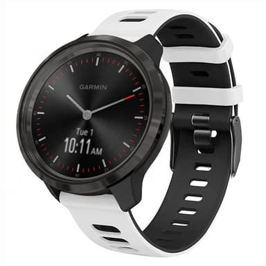 Twin Sport Armband Garmin Vivomove 3 - Vit/svart