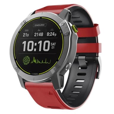 Twin Sport Armband Garmin Fenix 7S - Röd/svart