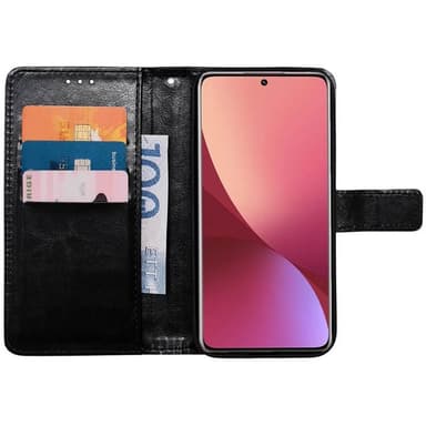 Mobilplånbok 3-kort Xiaomi 12 - Svart