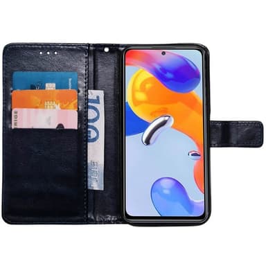 Mobilplånbok 3-kort Xiaomi Redmi Note 11 Pro 5G - Mörkblå