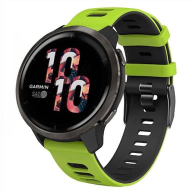 Twin Sport Armband Garmin Venu 2 - Lime/svart