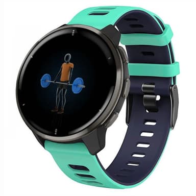 Twin Sport Armband Garmin Venu 2 Plus - Mint/Blå