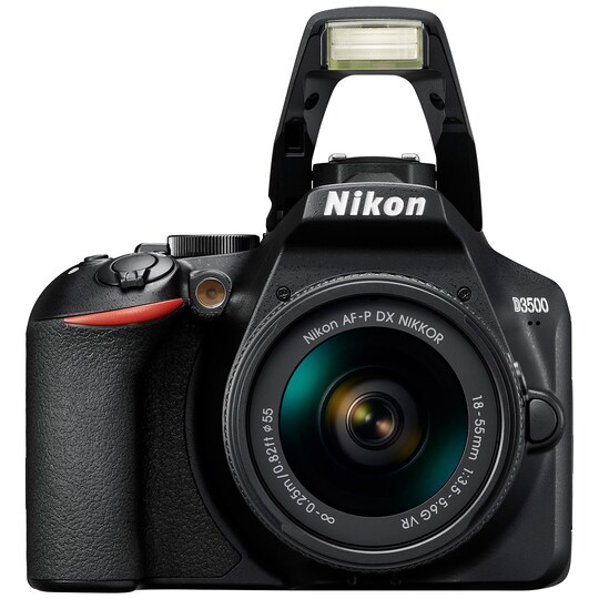 Nikon D3500 systemkamera + AF-P DX Nikkor 18–55 mm VR zoomobjektiv