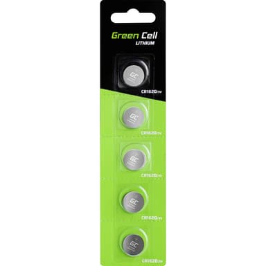 Green Cell CR1620 Knappcell CR 1620 Litium 70 mAh 3 V 5