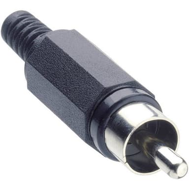 Lumberg XSTO 1-BK XSTO 1 RCA-kontakter Kontakt hane rak