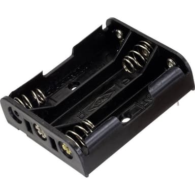 TRU COMPONENTS BH-331P Batterihållare 3x AA (R6)
