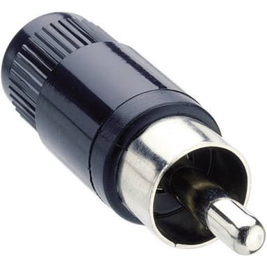 Lumberg STO 1-BK STO 1 RCA-kontakter Kontakt hane rak
