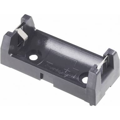 Keystone 1029 Batterihållare 1x 2/3 AA Genomgående