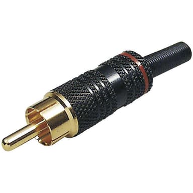 BKL Electronic 0101012 RCA-kontakter Kontakt hane rak