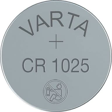 Varta LITHIUM Coin CR1025 Bli 1 Knappcell CR1025 Litium