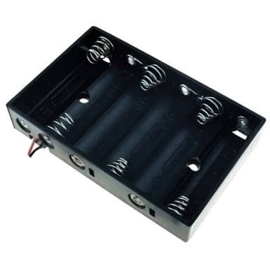 TRU COMPONENTS BH-364A Batterihållare 6x AA (R6) Kabel