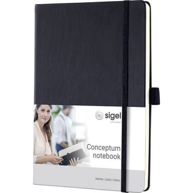 Sigel anteckningsbok Conceptum/CO120 A5 h svart 80 g