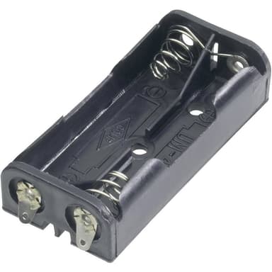 Goobay 12462 Batterihållare 2x AAA (R03) Lödanslutning