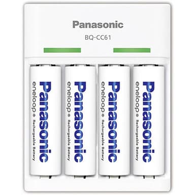 Panasonic BQ-CC61 Batteriladdare NiMH AAA (R03), AA