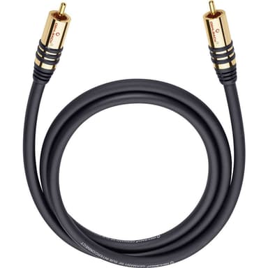Oehlbach RCA Audio Anslutningskabel [1x RCA-hane - 1x