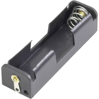 Goobay 12458 Batterihållare 1x AA (R6) Lödanslutning (L