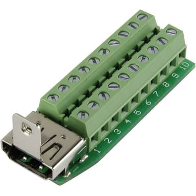 TRU COMPONENTS 1229327 HDMI-AFT-2 HDMI-kontakt Hona
