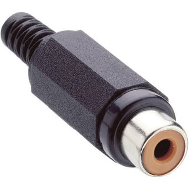 Lumberg XKTO 1-BK XKTO 1 RCA-kontakter Hona rak Antal